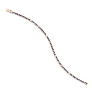 Sapphire tennis bracelet