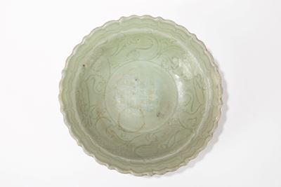 Piatto "longquan" a Invetriatura Celadon