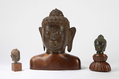 Tre Sculture in Bronzo
