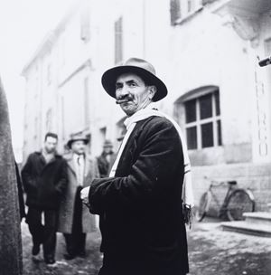 Senza titolo (Uomo con cappello)