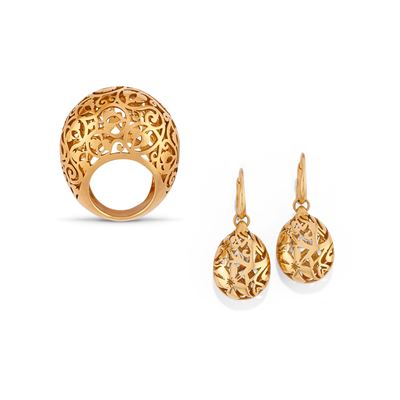 Anello e Orecchini Collezione Arabesque