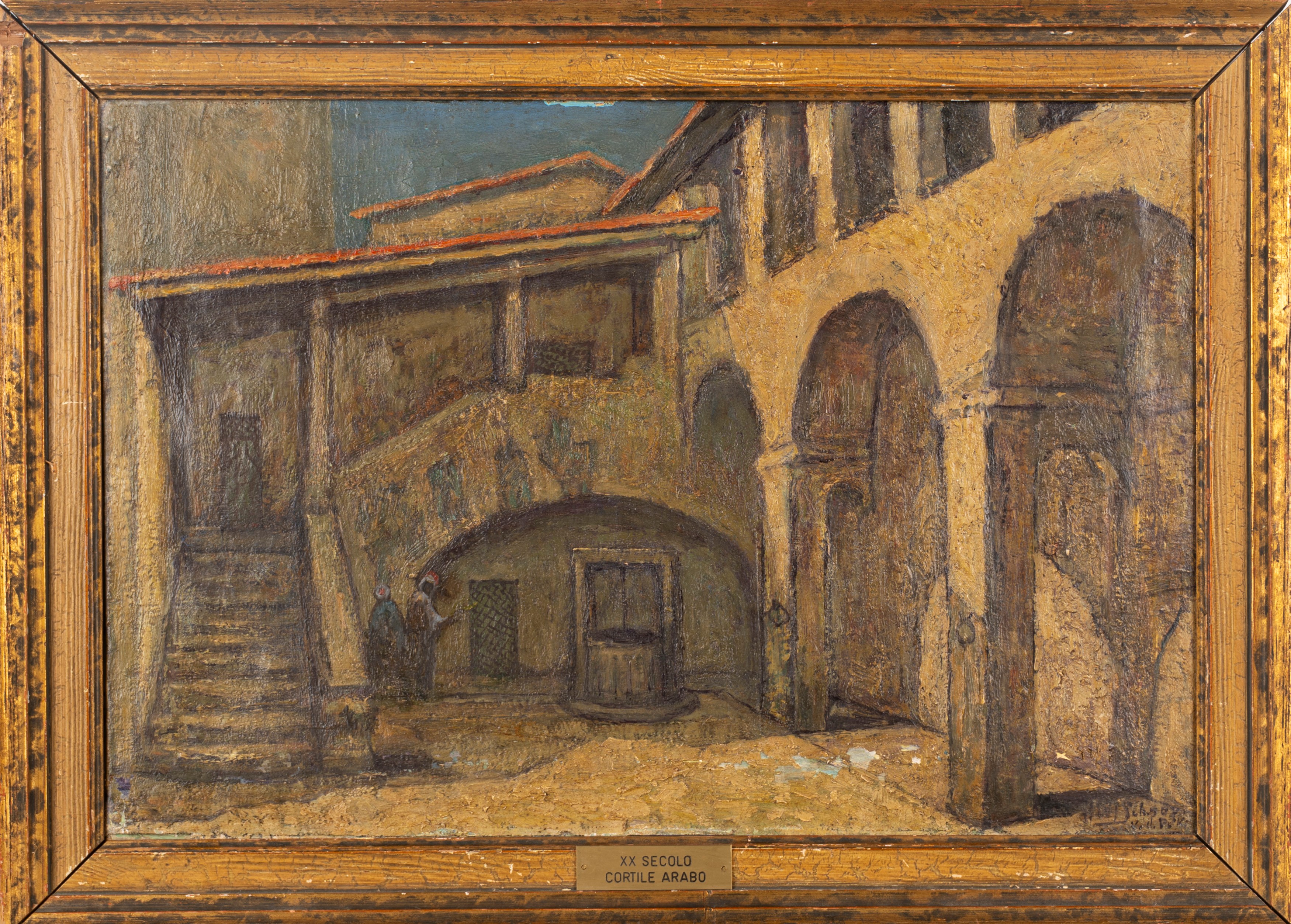 Hendrika Van Der Pek - San Gimignano, il Cortile del Palazzo Comunale