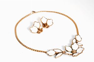 Parure con orecchini