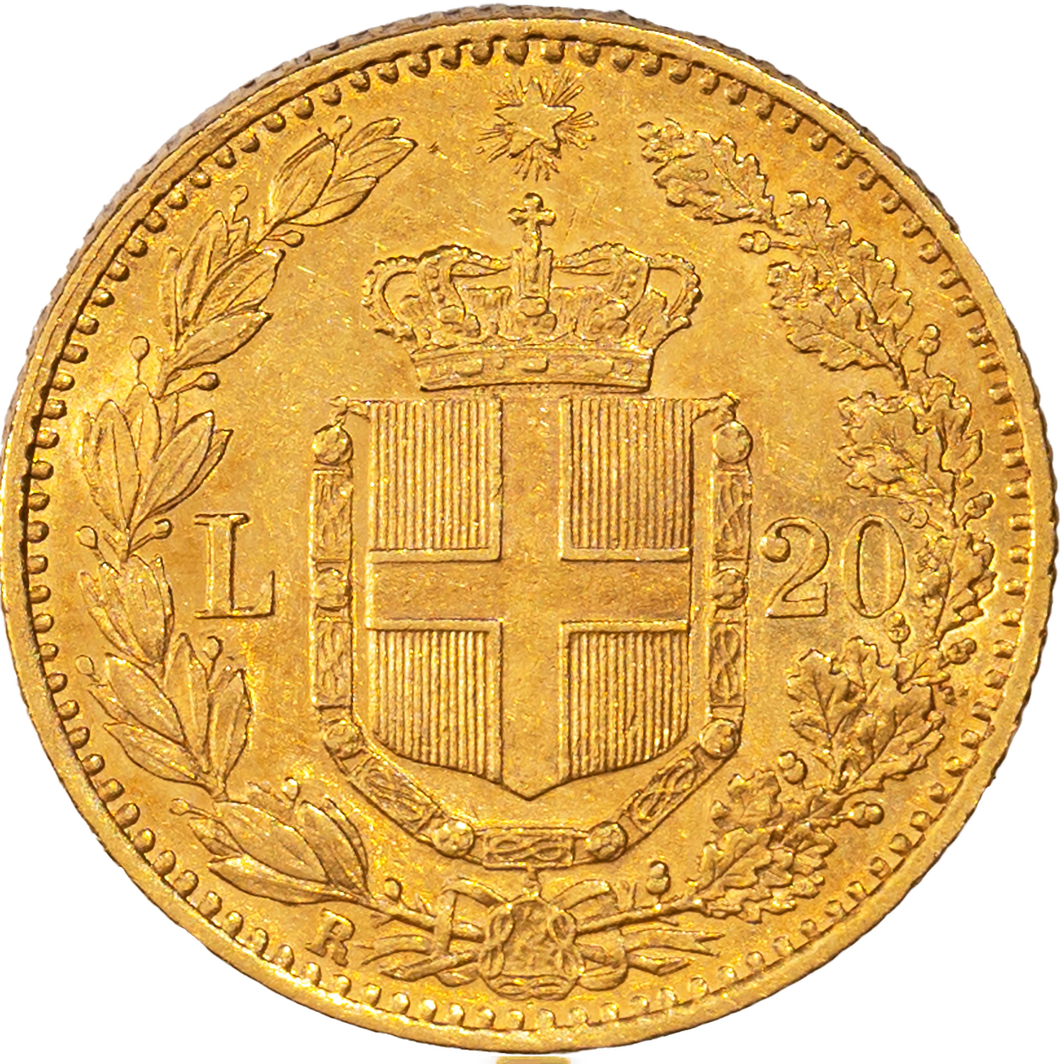 20 lire Umberto I
