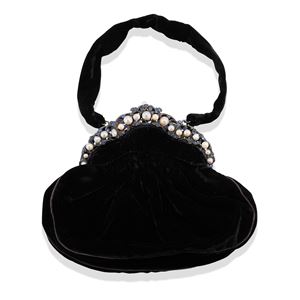 Borsetta da sera con perle