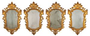 Four eighteenth-century style mirrors