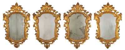 Quattro Specchiere in Stile Settecentesco