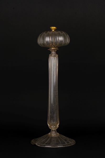 Lampada da Tavolo in Vetro di Murano, Secolo XX