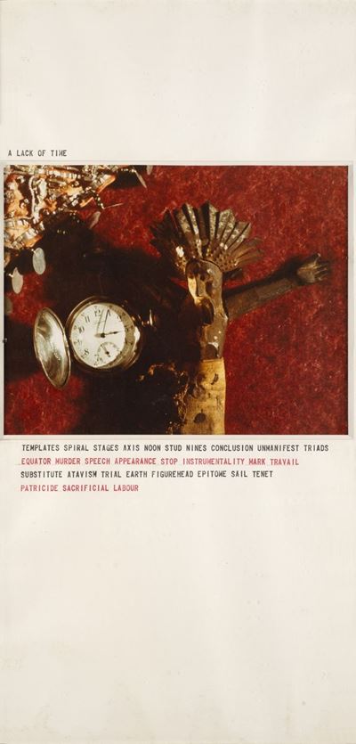 Dalla serie 'A lack of Time', stampa cromogenica vintage su cartoncino, 1974