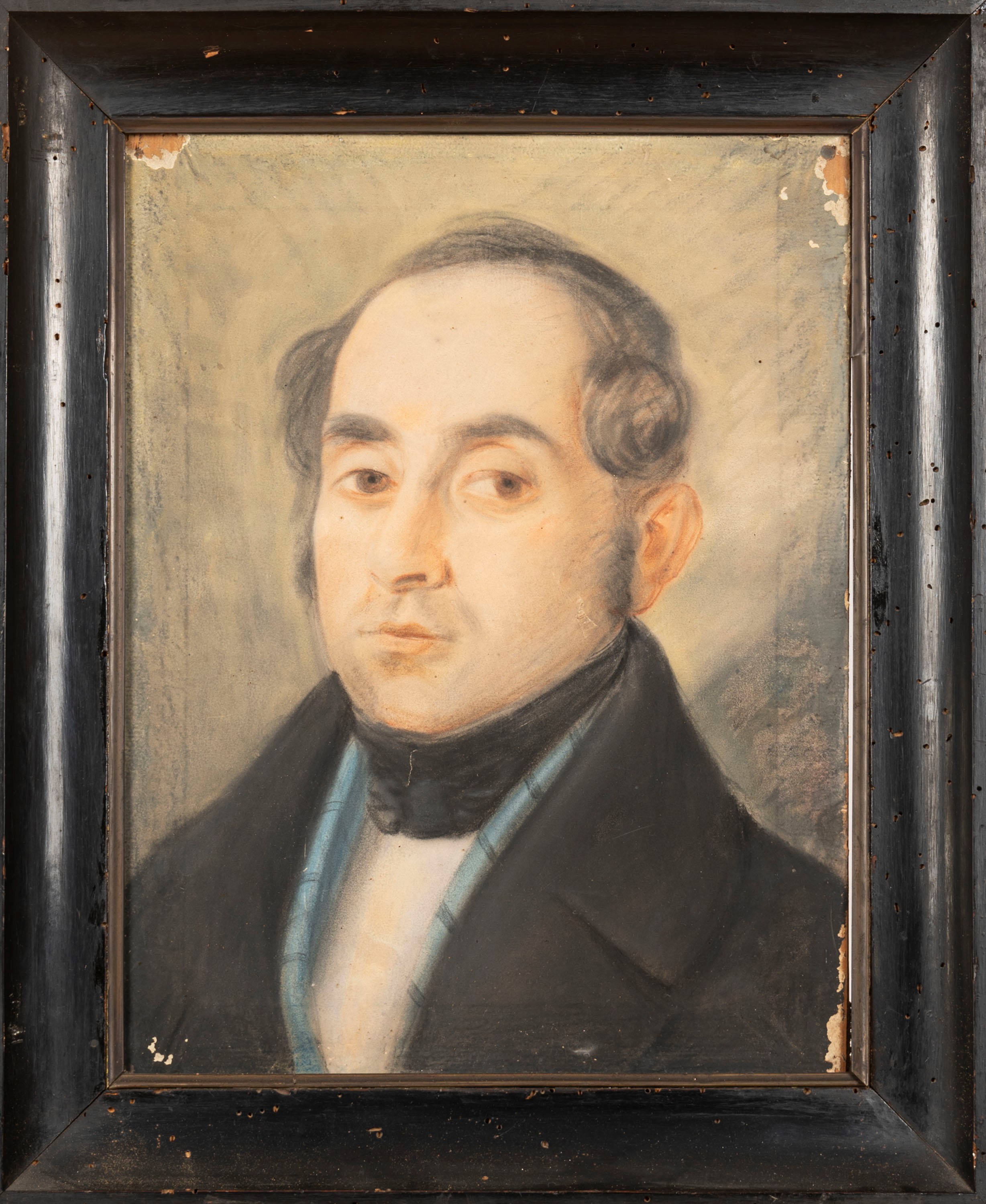 Scuola del Secolo XIX - Ritratto Virile a Mezzobusto