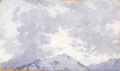 Nubi sul Monte Sobretta