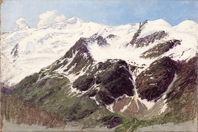 La Punta San Matteo nel Ghiacciaio dei Forni