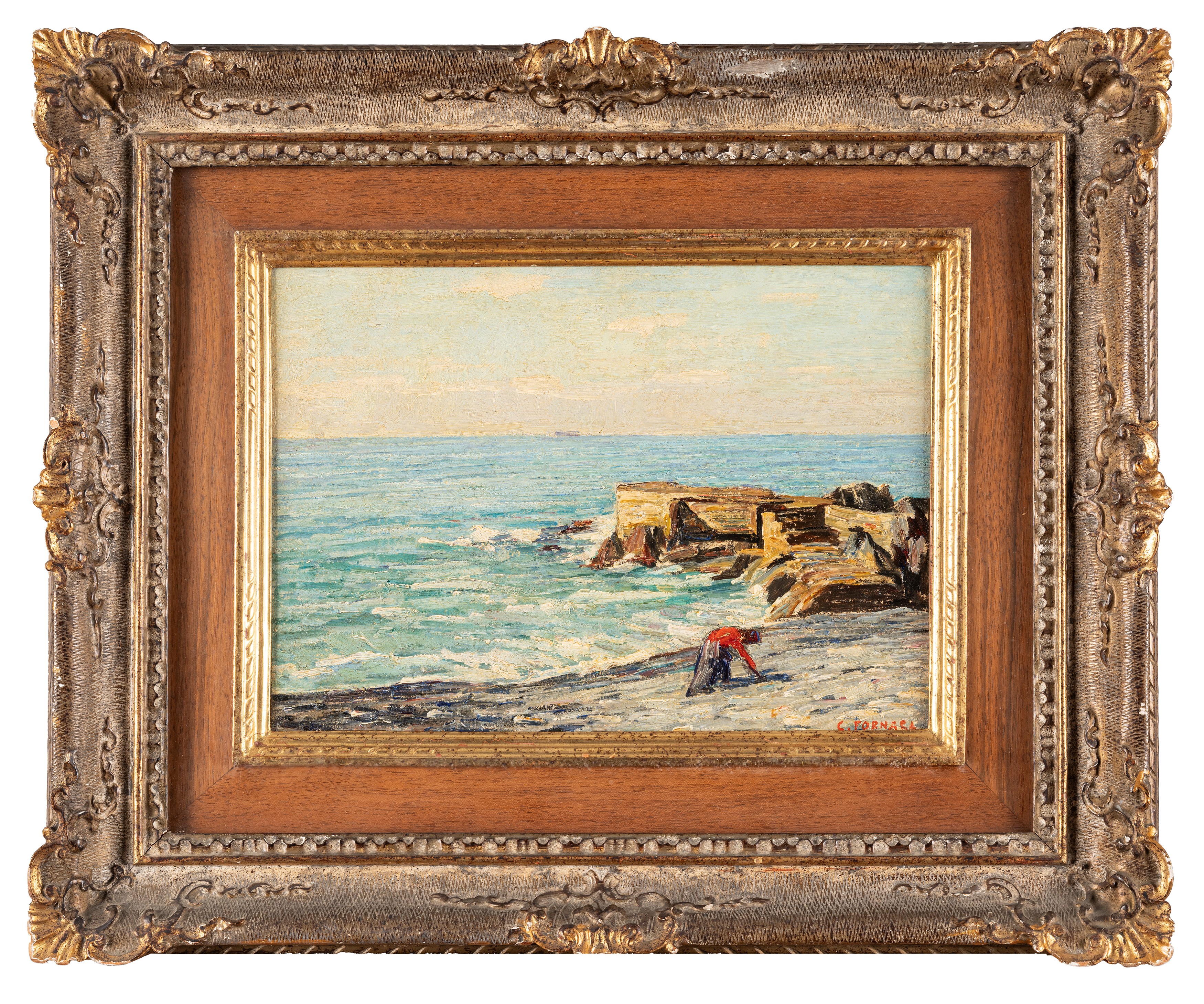 Carlo Fornara - Marina a Nervi