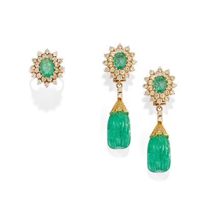 Demi Parure con Smeraldi