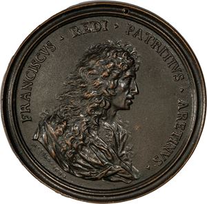Medaglia commemorativa di Francesco Redi
