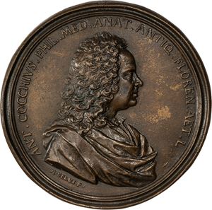 Medaglia commemorativa di Antonio Cocchi