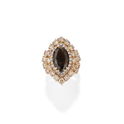 Anello con Diamante Brown