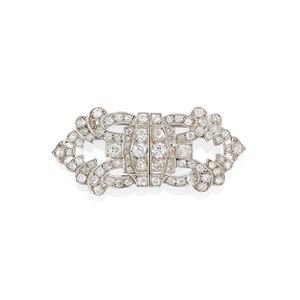 Diamond brooch