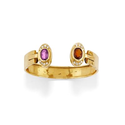 Bracciale Rigido Pietre di Colore