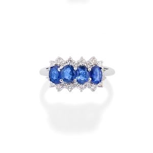 Anello con zaffiri