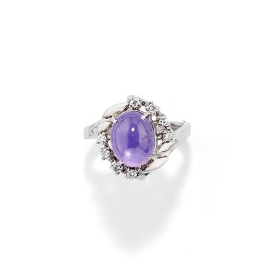 Anello con Zaffiro Viola