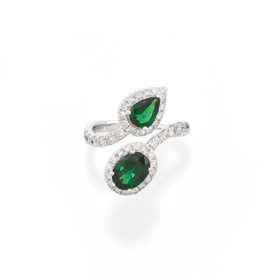 Anello con Tsavoriti