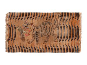 Antico tappeto tibetano Khagangma