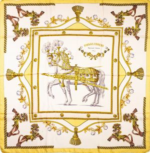 Harnais Francais Premier Empire silk twill scarf