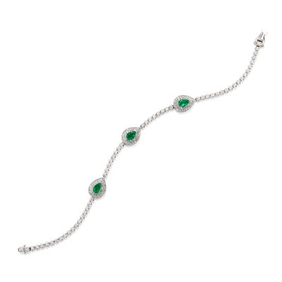 Bracciale con Smeraldi