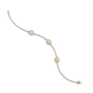 Fancy diamond bracelet