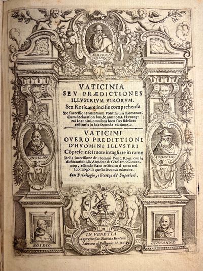 Vaticinii overo Predittioni d'huomini illustri, 1605