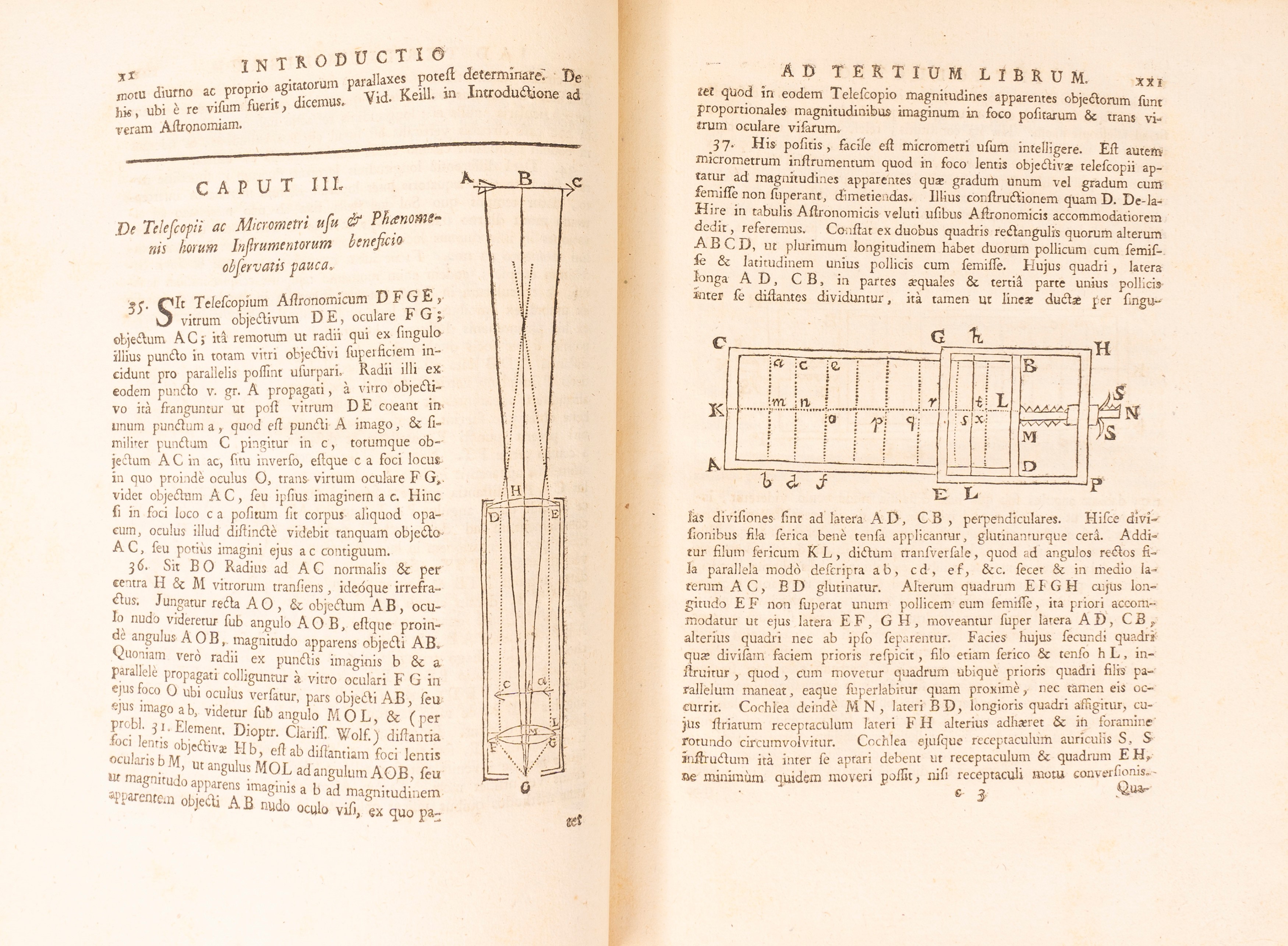 Isacco Newton - Philosophiae naturalis principia mathematica, 1742 (terzo tomo in 2 voll.)