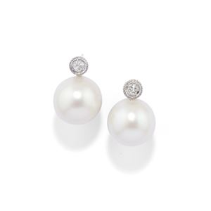  - Orecchini con perle coltivate South Sea