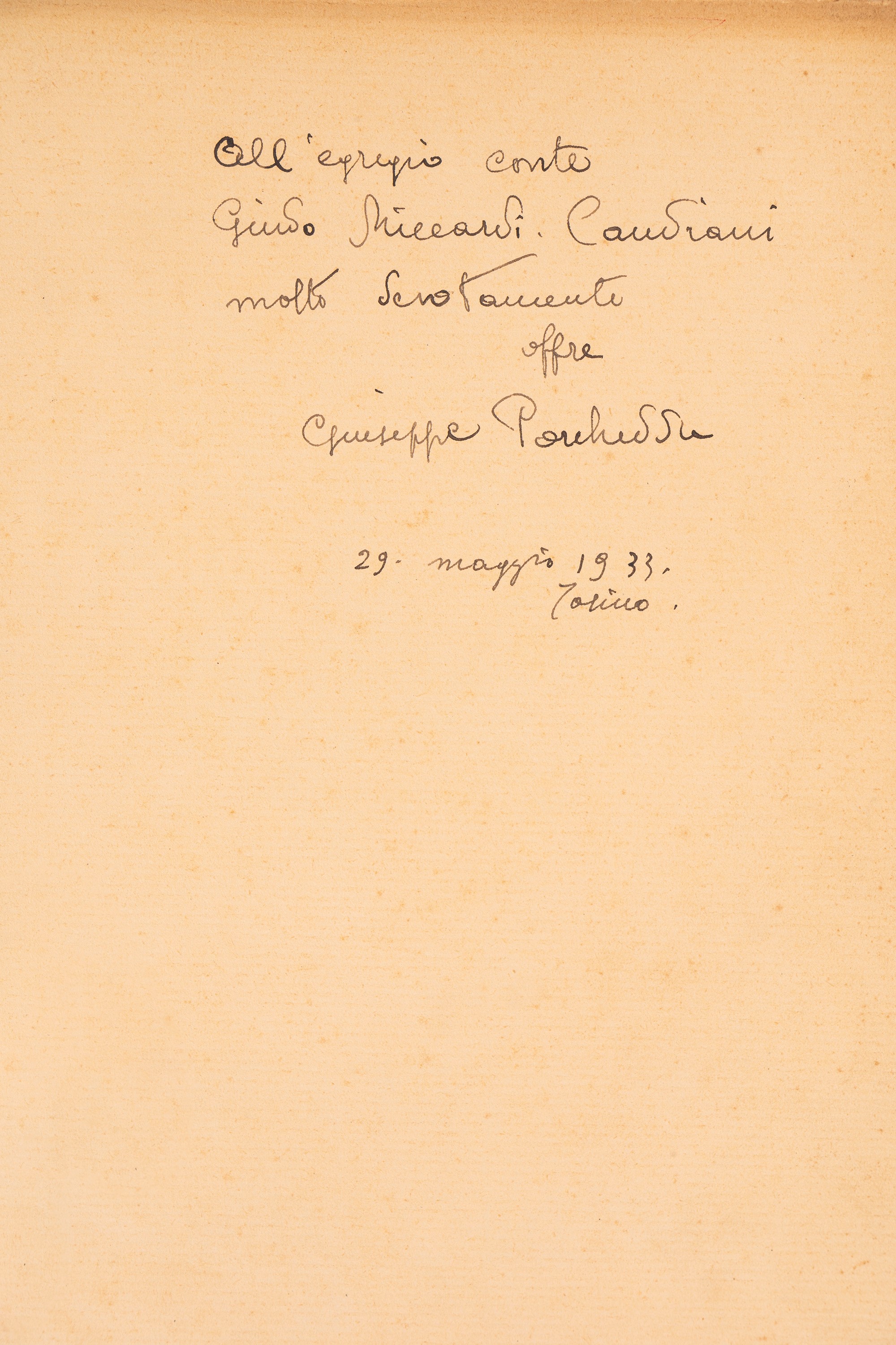 Disegni di Giuseppe Porcheddu - Prefazione di Leonardo Bistolfi