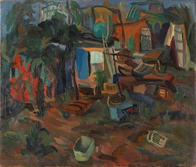 Orto n. 38, olio su tela, 1943