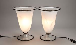 Coppia di lampade da tavolo modello Primavera