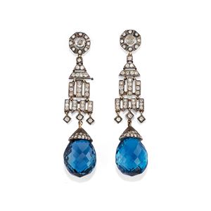 Orecchini con topazio