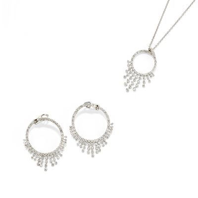 Demi Parure con Diamanti