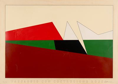 Paesaggio con Costruzione Rossa