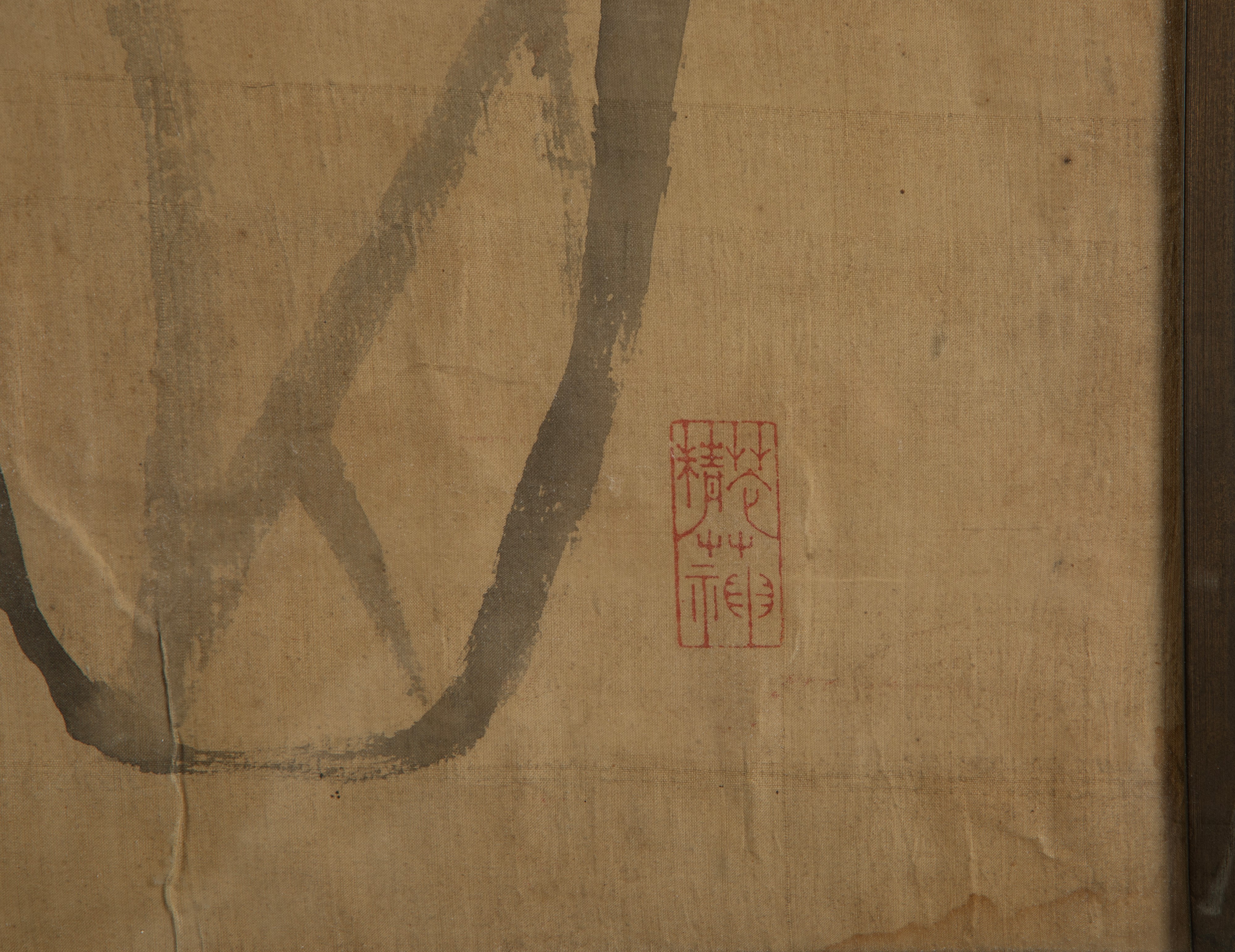 Due dipinti a scroll su seta