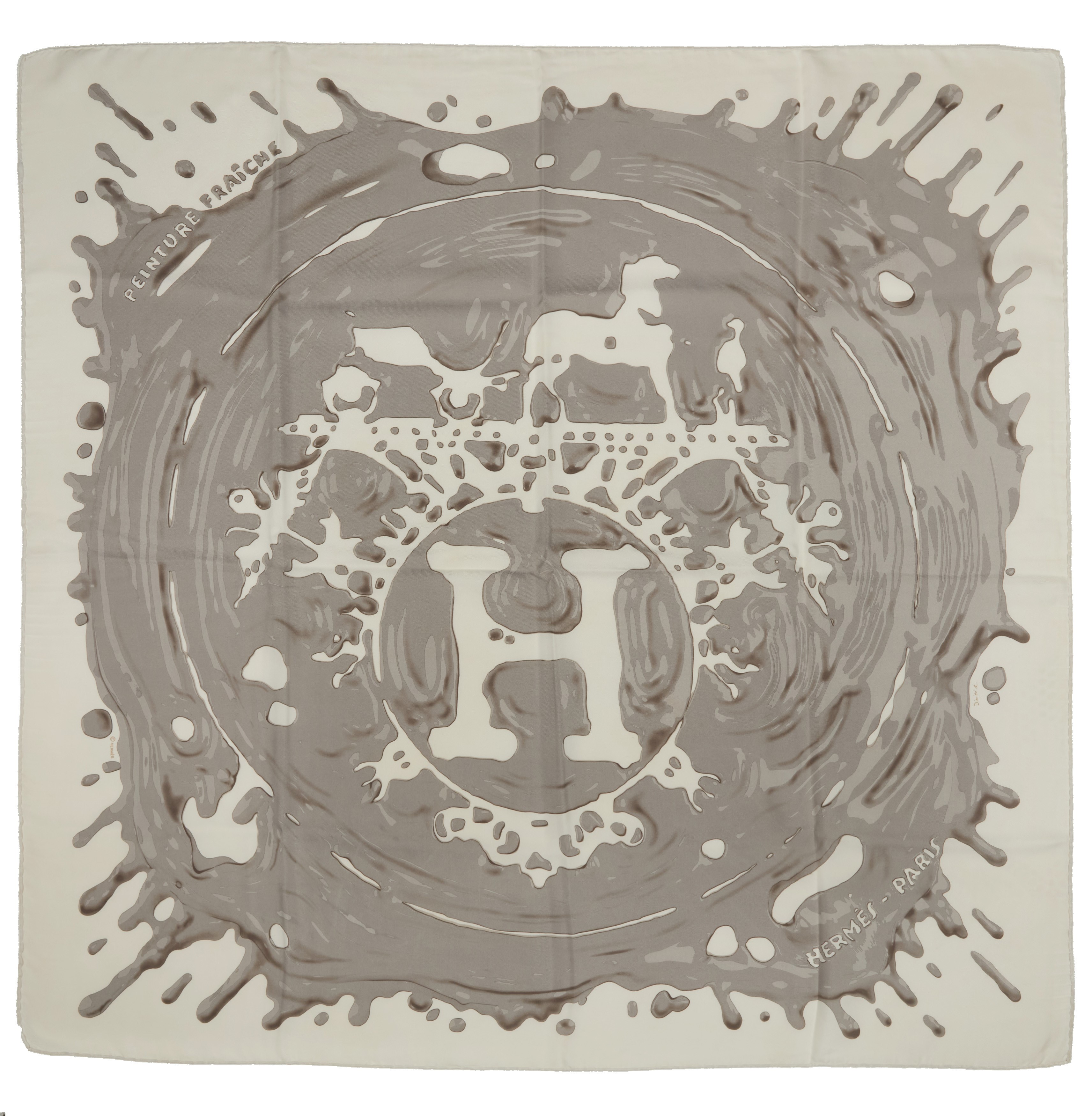 Hermès - Peinture Fraîche silk twill scarf 2012 | Luxury Fashion 