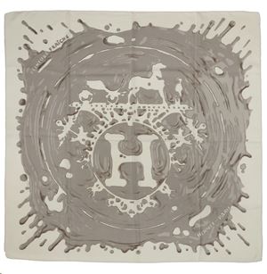 Peinture  Fraîche silk twill scarf