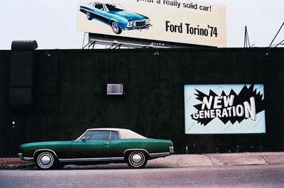 Senza titolo, dalla serie 'Los Alamos' (Green Car), C-print su carta Kodak