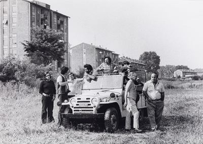 Senza Titolo (hapenning di Kaprov a Bruzzano, con Celant, Restany, Guido le Noci)