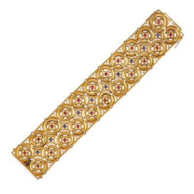 Bracciale con Pietre di Colore