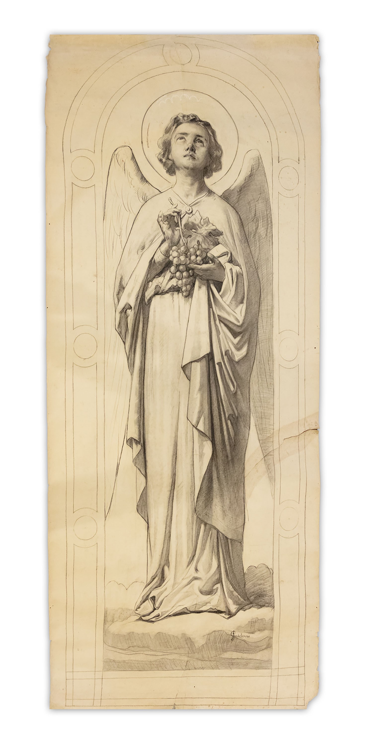 Angelo con la Veronica; Angelo con grappolo d'uva; Angelo con la Croce; e Angelo con spighe