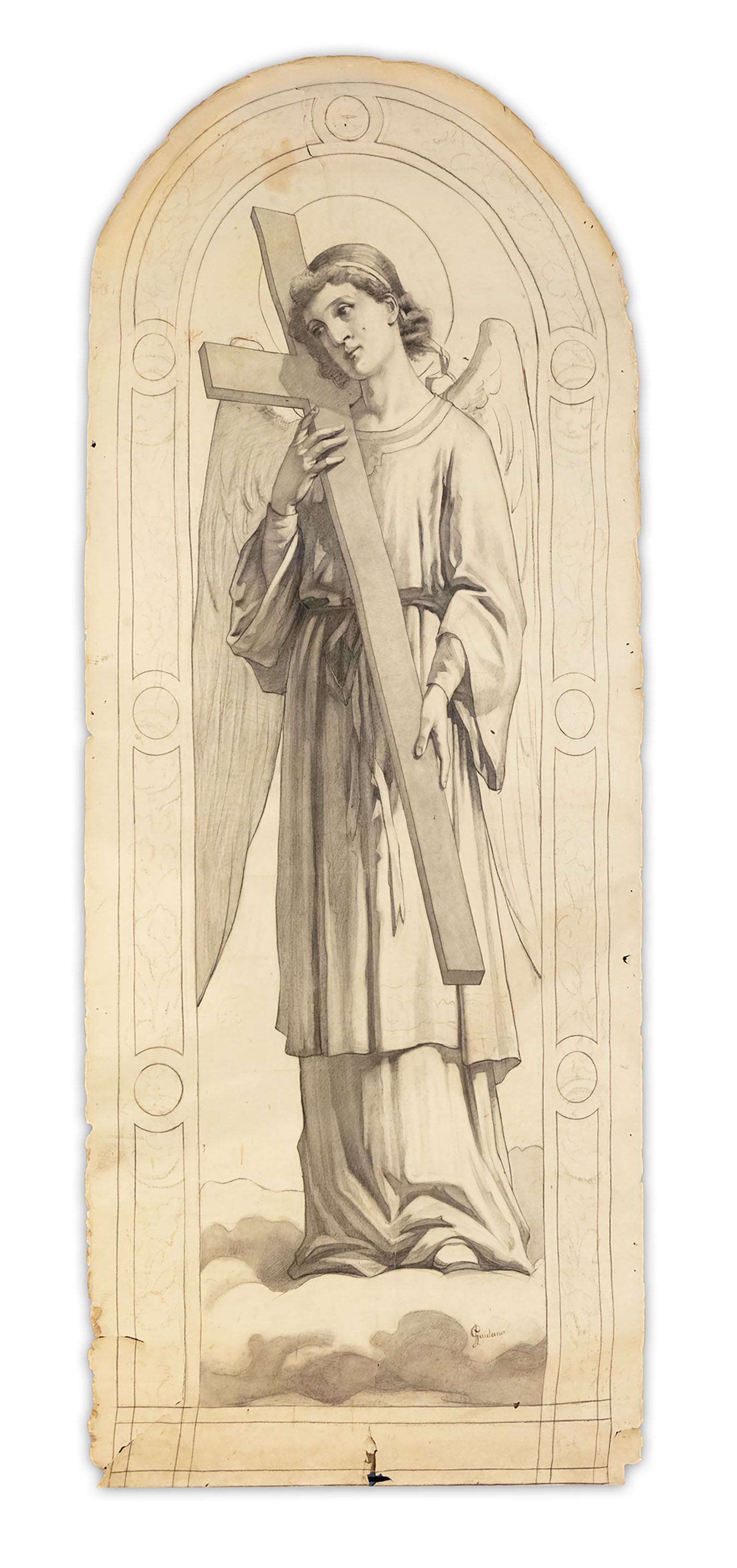 Angelo con la Veronica; Angelo con grappolo d'uva; Angelo con la Croce; e Angelo con spighe