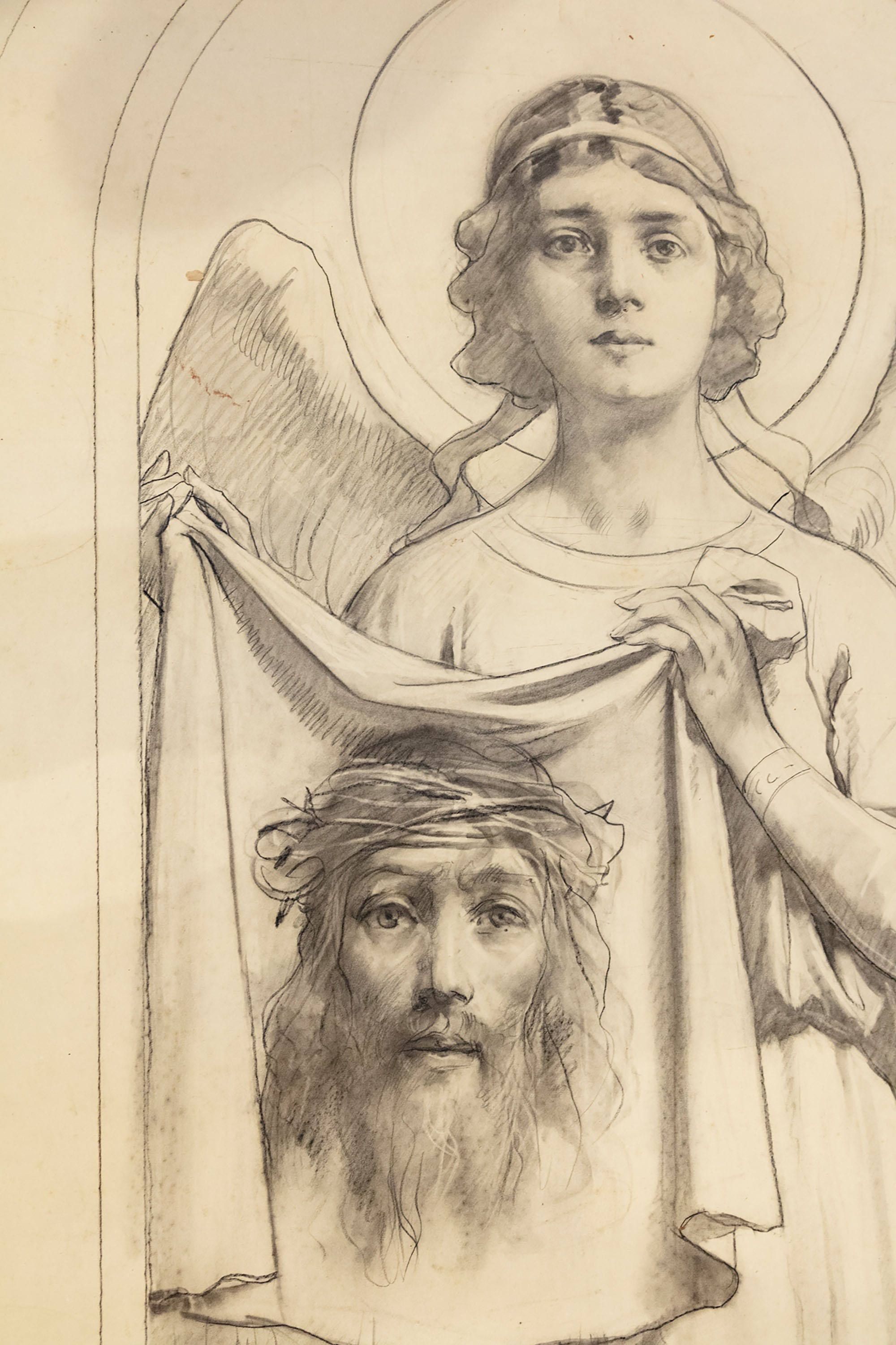 Angelo con la Veronica; Angelo con grappolo d'uva; Angelo con la Croce; e Angelo con spighe