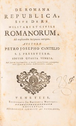 Of the Roman republic, sive of Roman military and civil kings
