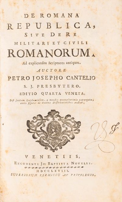 De Romana Republica, Sive De Re Militari Et Civili Romanorum